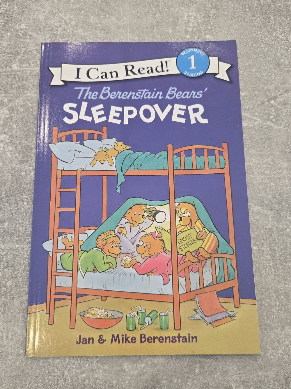 The Berenstain Bears' Sleepover I Can Read Level 1 Children's Paperback Book